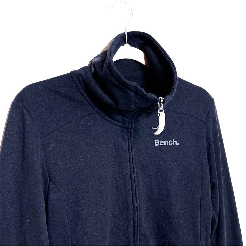 Bench Women's Black Fleece Full-Zip Jacket - Size Medium - Picture 2 of 6